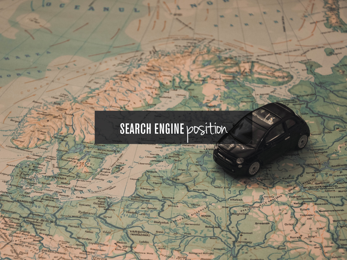 search engine position