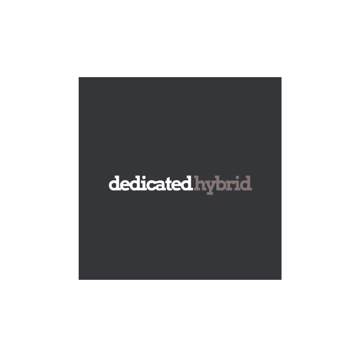 dedicated hybrid logo